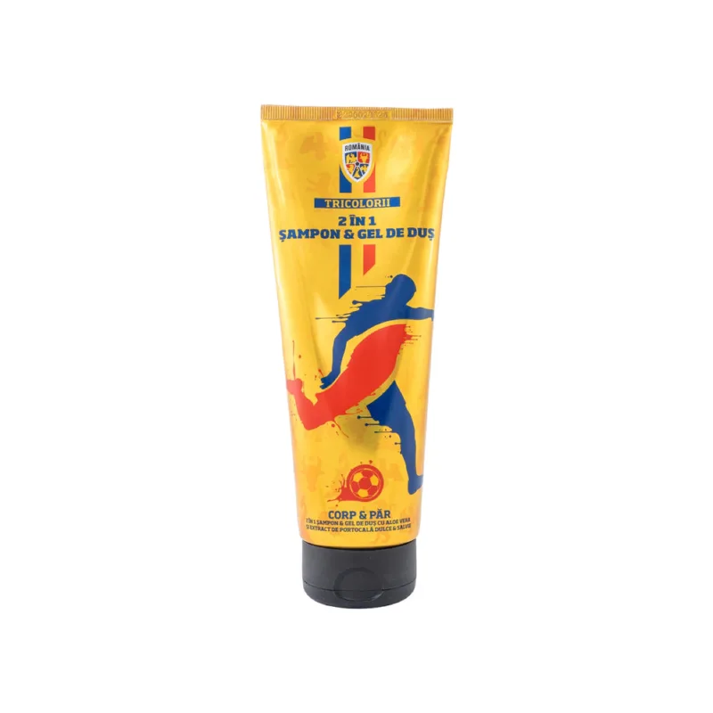 TRICOLORII 2 în 1 șampon și gel de duș, 220 ml